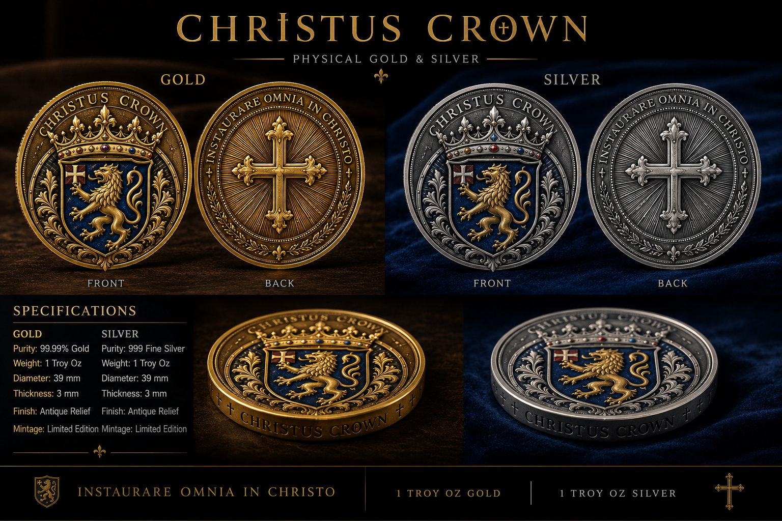 Christus Crown — Struck Specifications